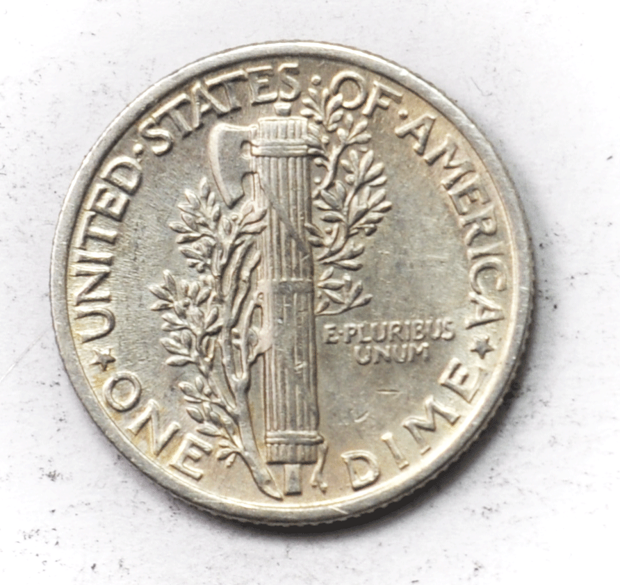 1941 10c Mercury Silver Dime Ten Cents Philadelphia AU