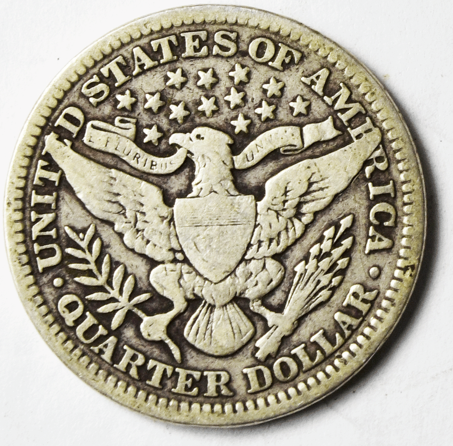 1901 25c Barber Silver Quarter Dollar Twenty Five Cents Philadelphia
