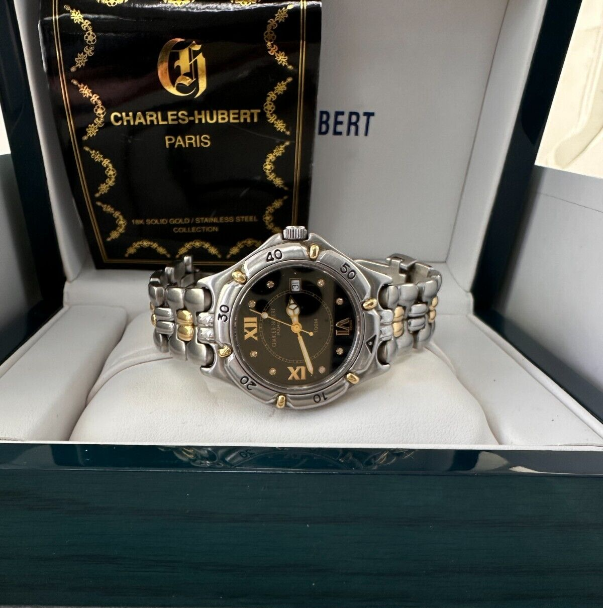 Charles Hubert Paris Watch 18KT/Stainless Steel