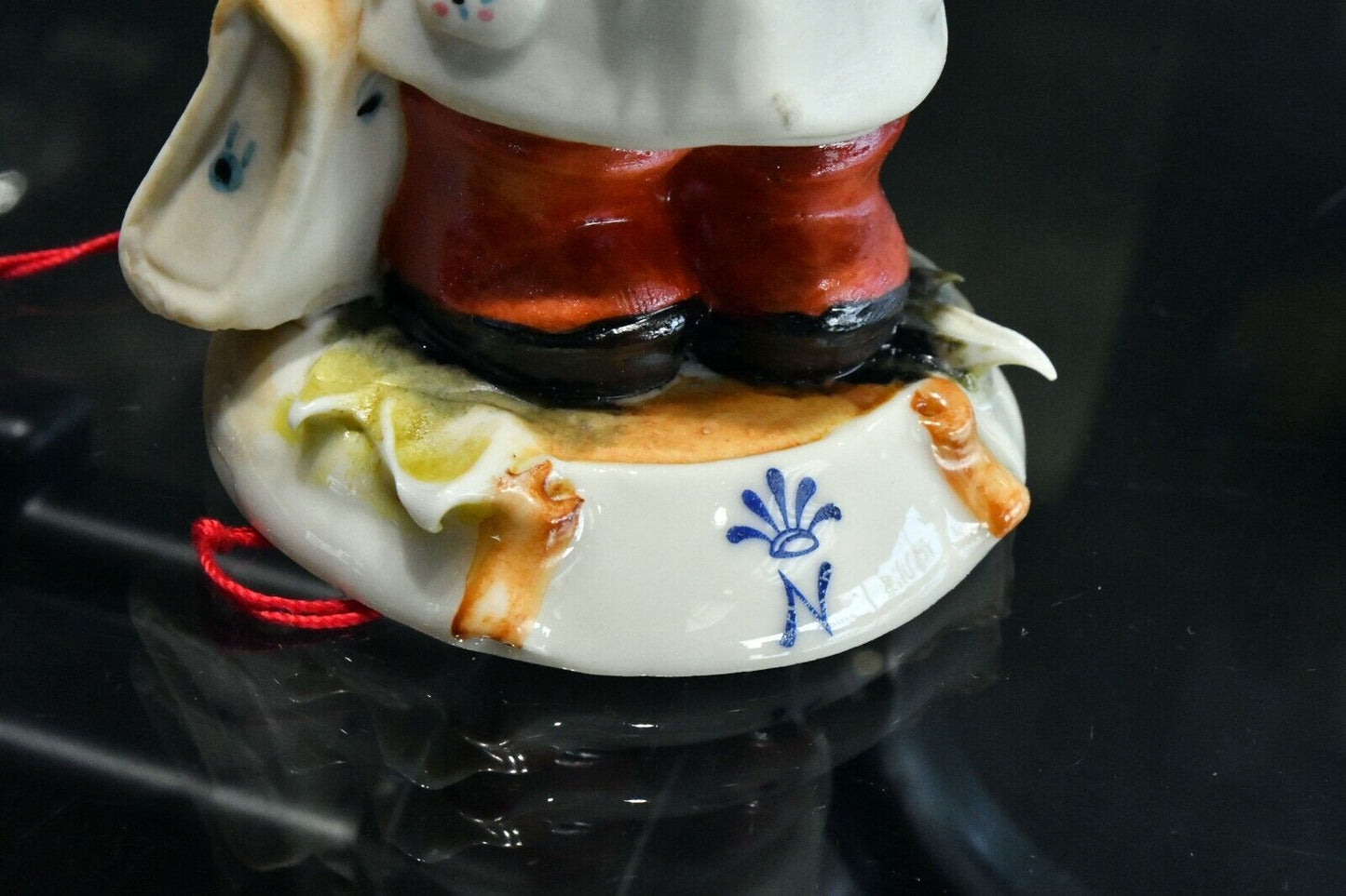 Original Capodimonte G. Pezzato School Girl Porcelain 4" Italy