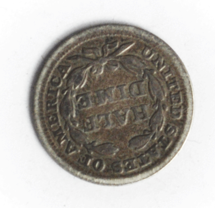 1854 Arrows H10c Seated Liberty Silver Half Dime High Date