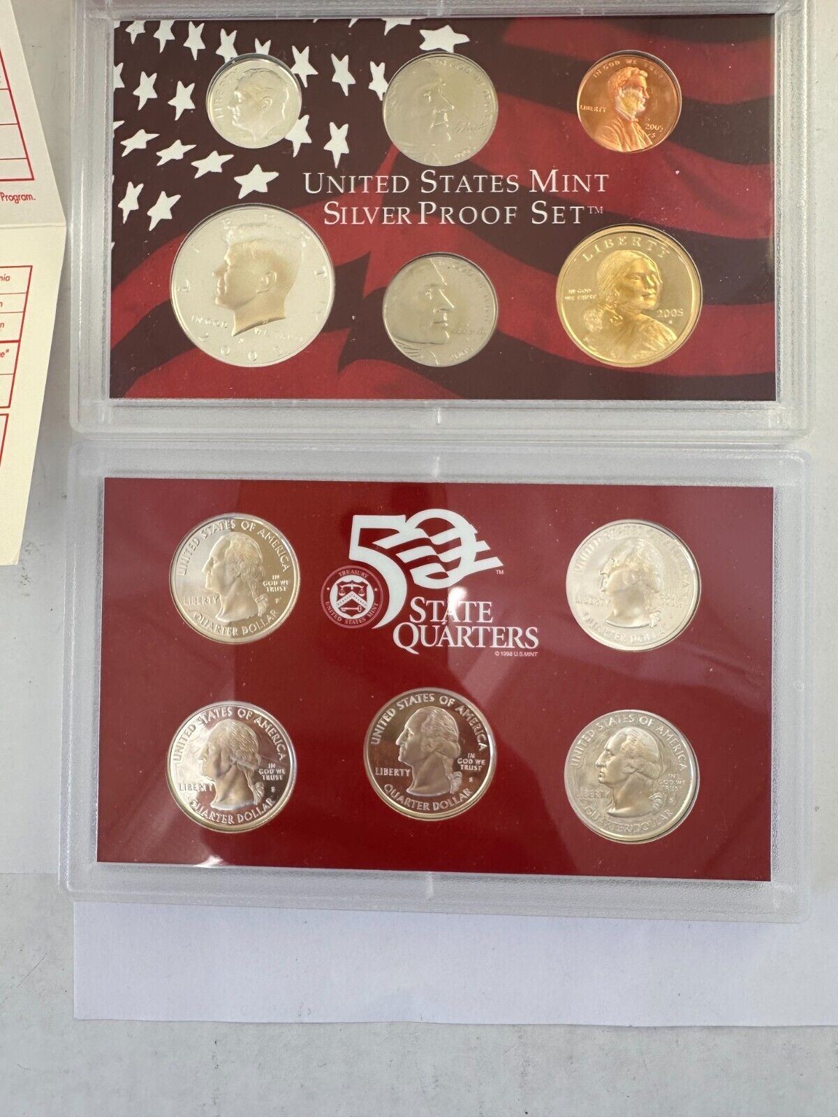 2005 US Mint Silver Proof Set w/COA - Free Shipping USA