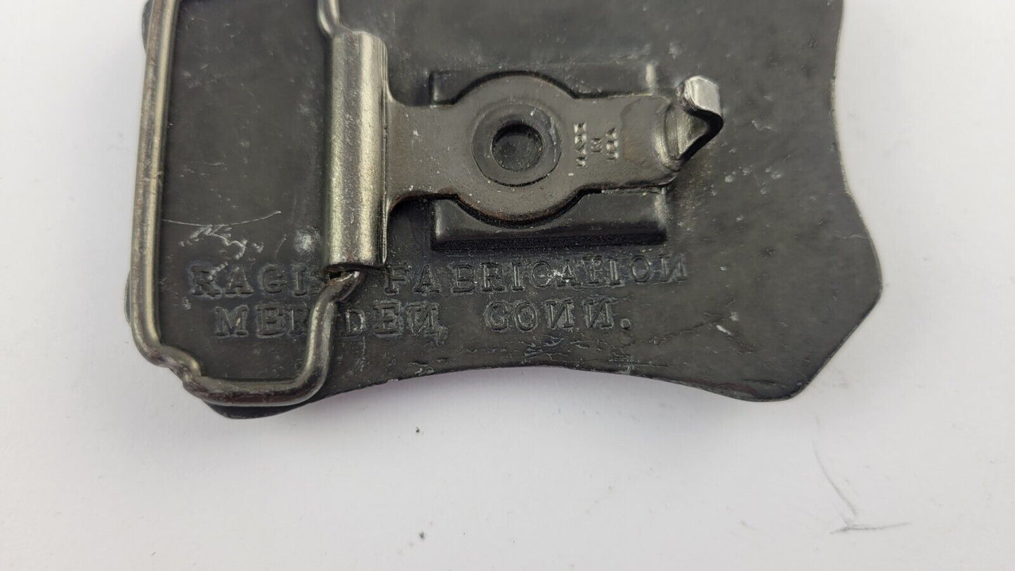 Jimmy Durante Help Da Kids Belt Buckle Regis Fabrication, Meriden, Conn. Vintage
