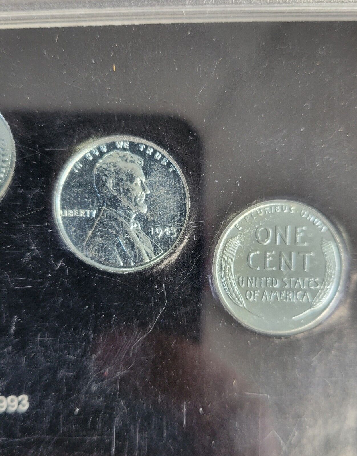 1943 Lincoln Steel Cent Philadelphia Wartime Emergency Issue Set Wheat Penny 1c