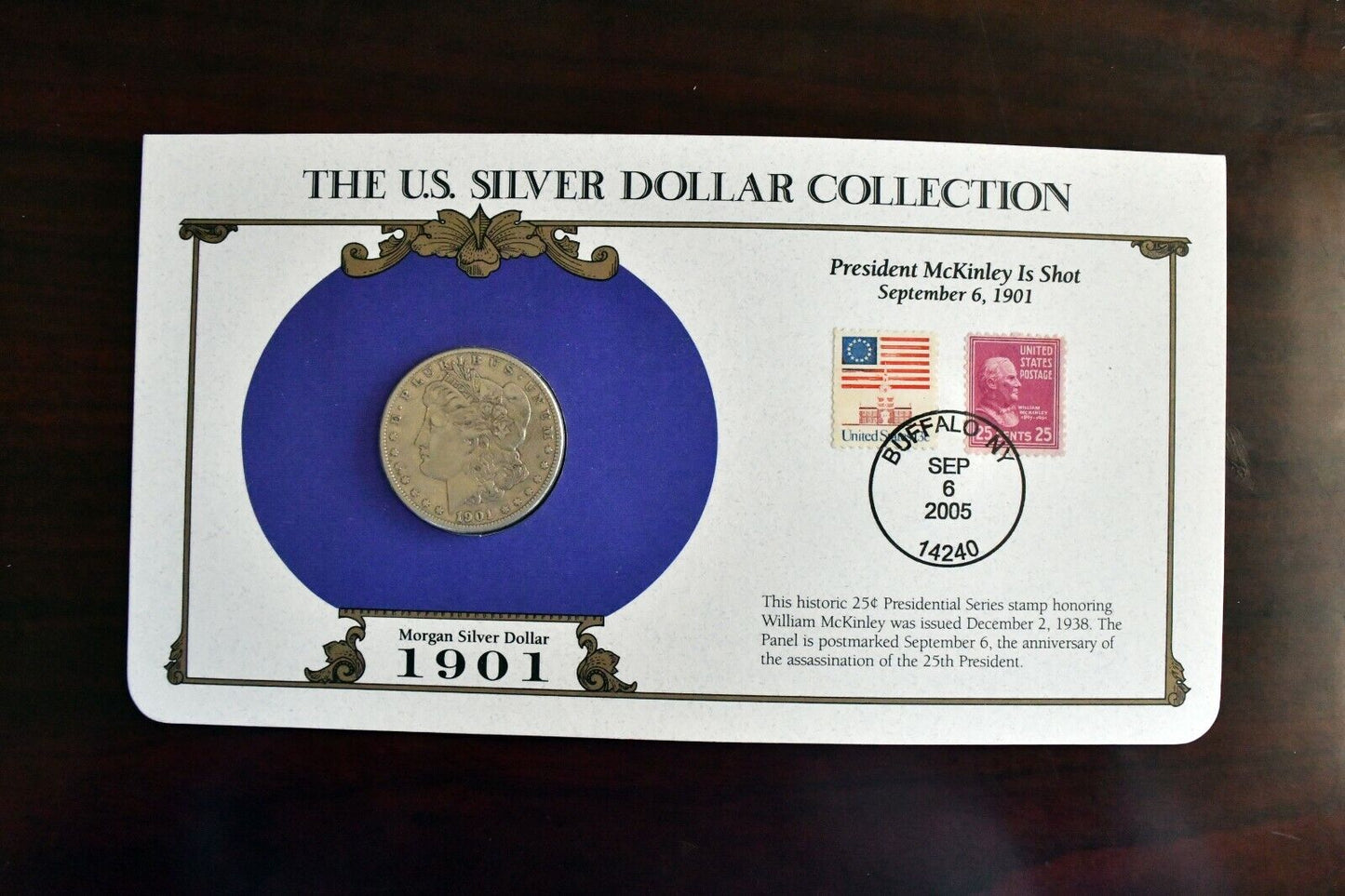 1901 O Morgan Dollar Postal Commemorative Society Silver Dollar Collection