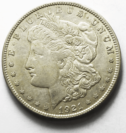 1921 $1 Morgan Silver One Dollar US Coin Philadelphia VAM 26A