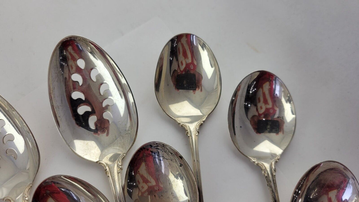 Legato by Towle Sterling Flatware 16 Piece Set Of Serving Utencils & Soup Spoons