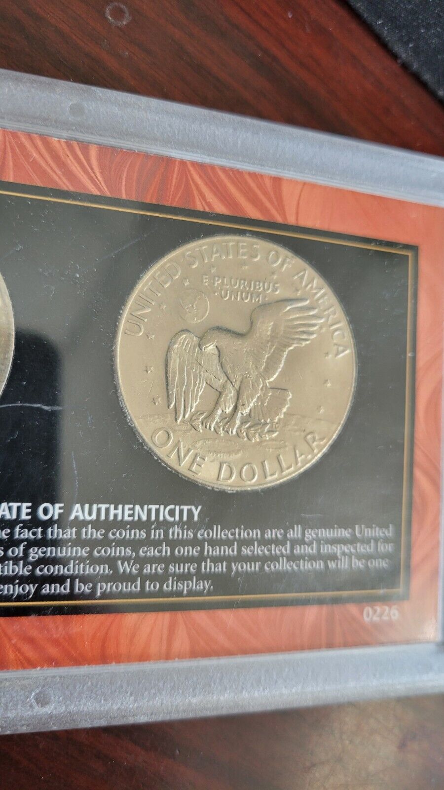 1971-1978 First &Last Eisenhower Ike Dollar Collection Set wCOA