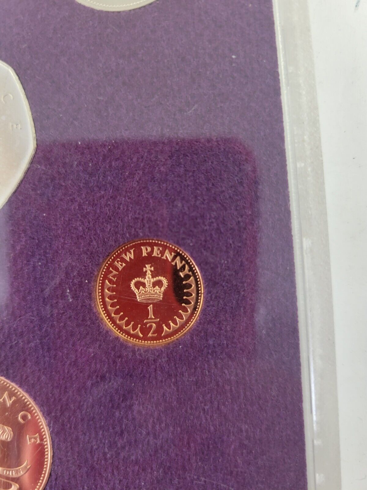1980 United Kingdom 6pc Decimal Coin Set w/Mint Token Northern Ireland