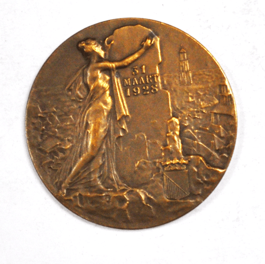 Memory Members Meeting Freedom Association in Utrecht Medal 1928 March 31 41mm