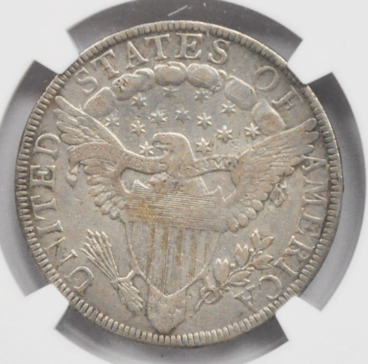 1801 50c Draped Bust Silver Half Dollar NGC VF Details Philadelphia Rare