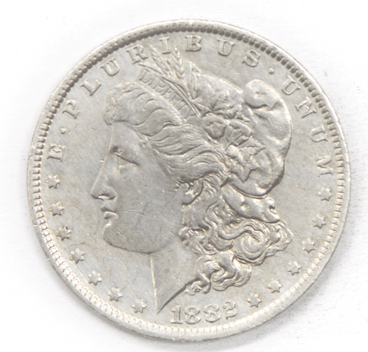 1882 O/S $1 Morgan Silver One Dollar New Orleans VAM 4