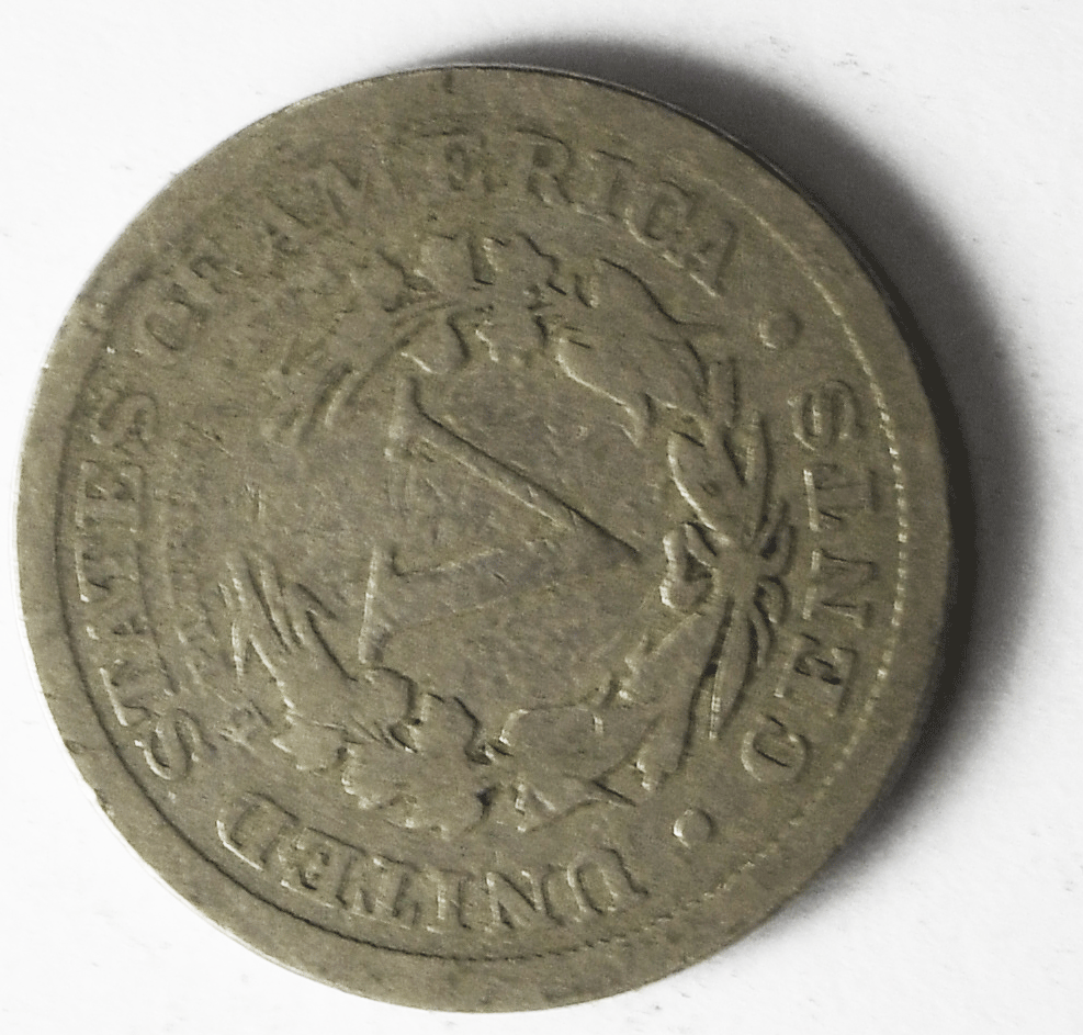1893 5c V Liberty Nickel Five Cents Rare US Philadelphia