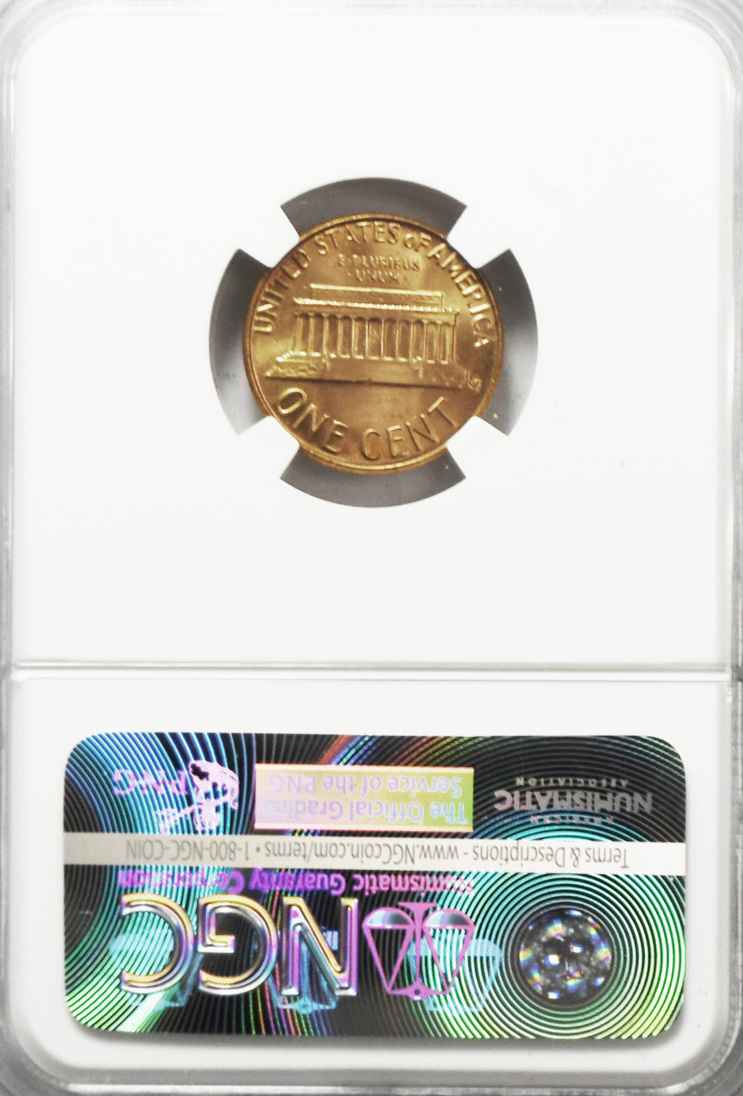 1978 1c Lincoln Memorial Cent One Penny NGC MS66 RD Gem Uncirculated