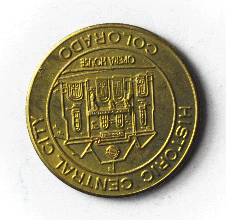 Historic Central City Colorado Richest Mile Earth 29mm Good Luck Token
