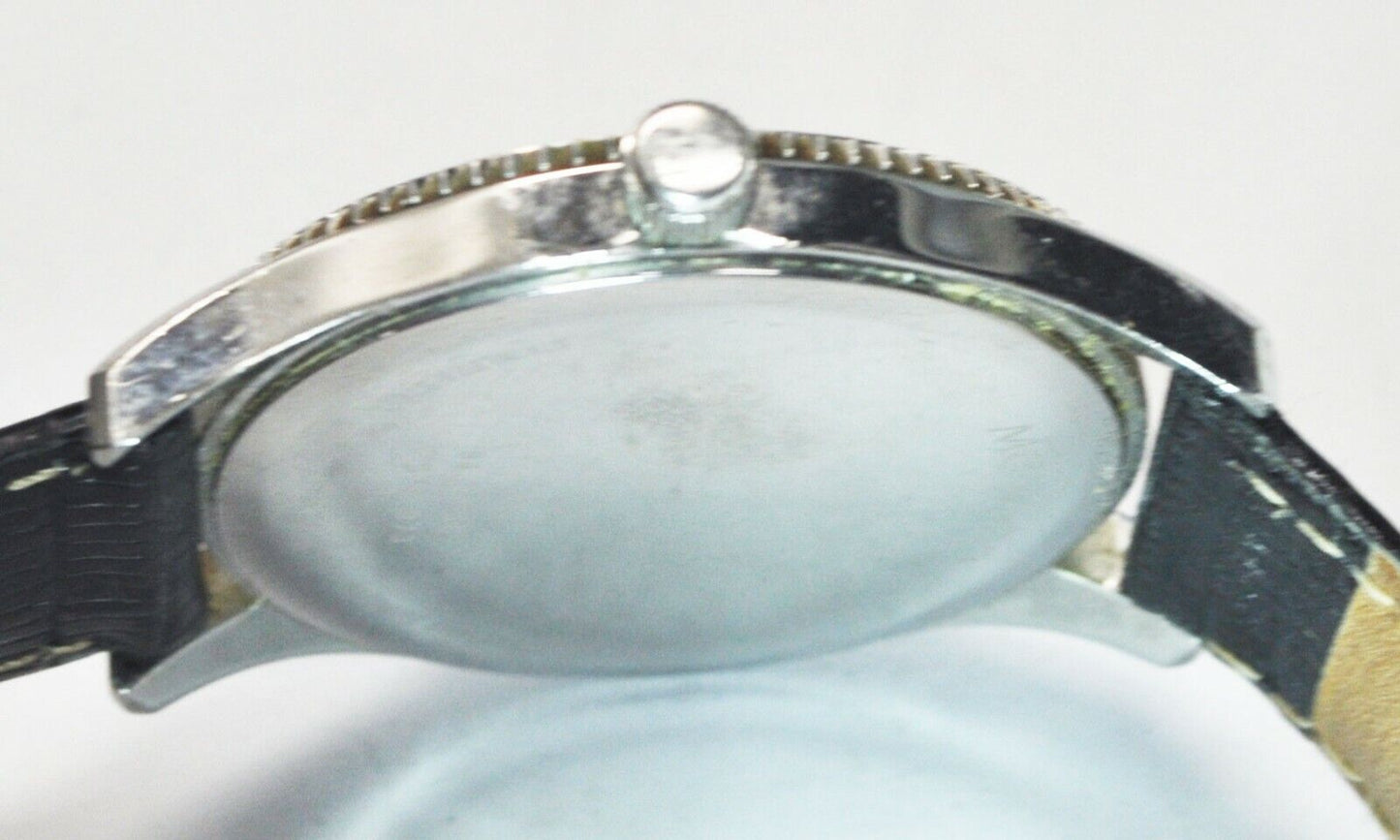Men's Movado Gentry 84 N2 1890 Silver Dial 37mm SS Wristwatch Swiss Quartz