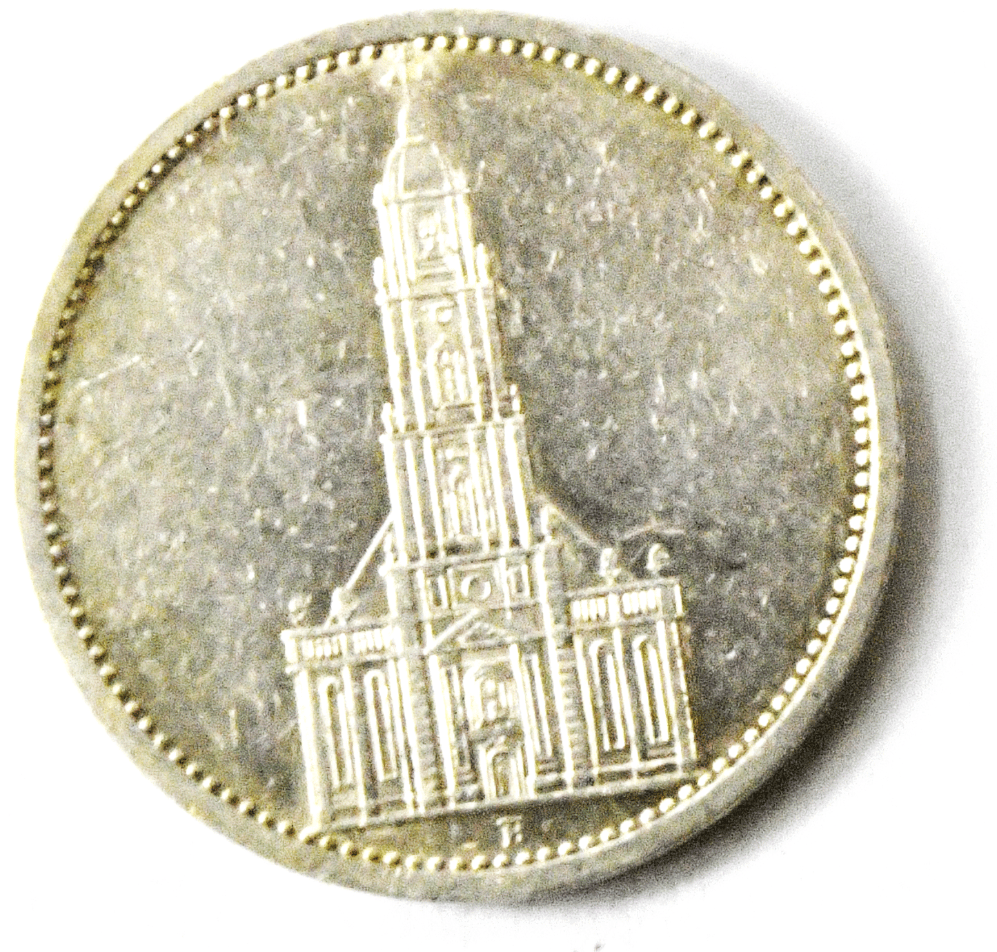 1934 A Germany Third Reich 5 Five Reichsmark Silver Coin KM# 83