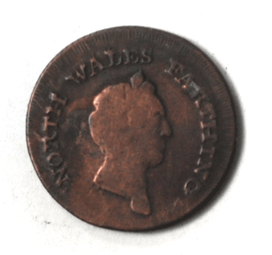 1793 Great Britain Conder Farthing Token 23mm Pro Bono Publico