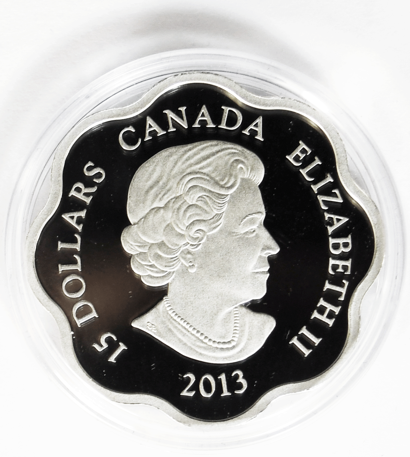 2013 Canada $15 Dollars .999 Silver Proof Coin Lunar Snake Serpent