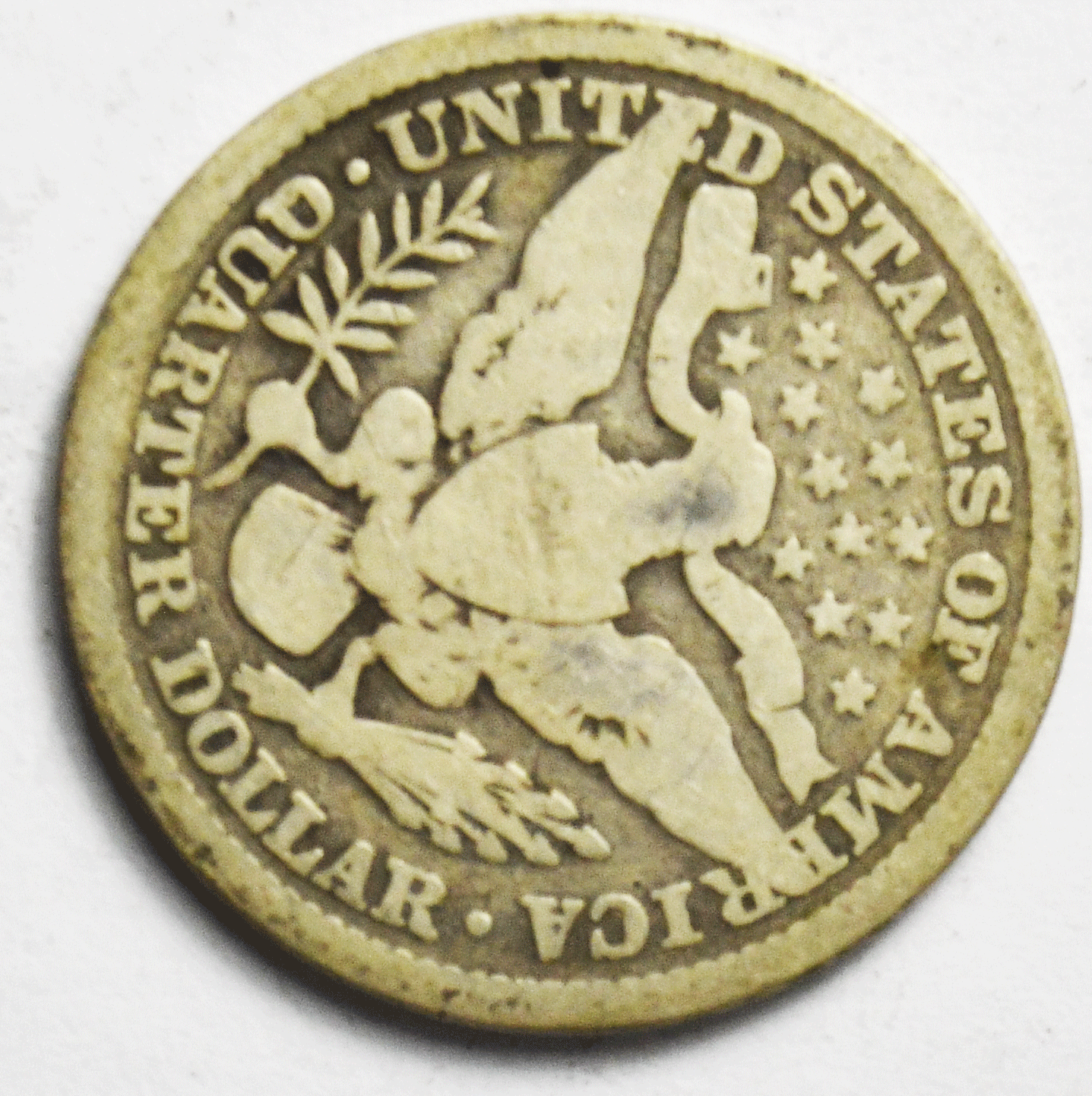 1896 25c Barber Silver Quarter Dollar Twenty Five Cents Philadelphia