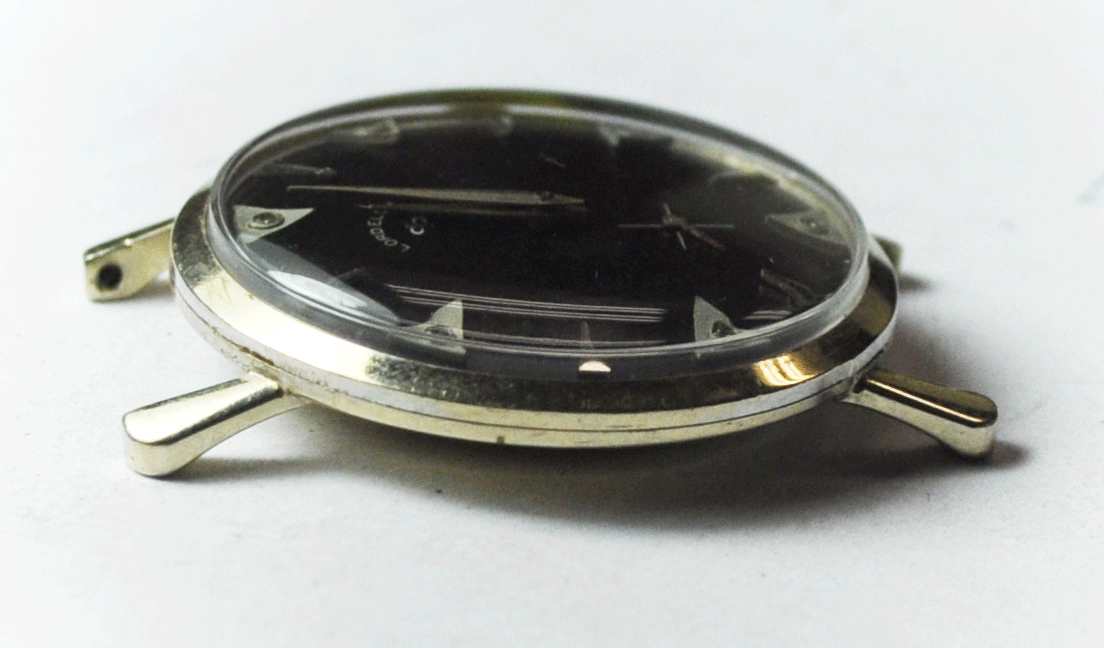 Vintage Lord Elgin 718 23J Manual Wind 14k Solid White Gold Wristwatch 33mm