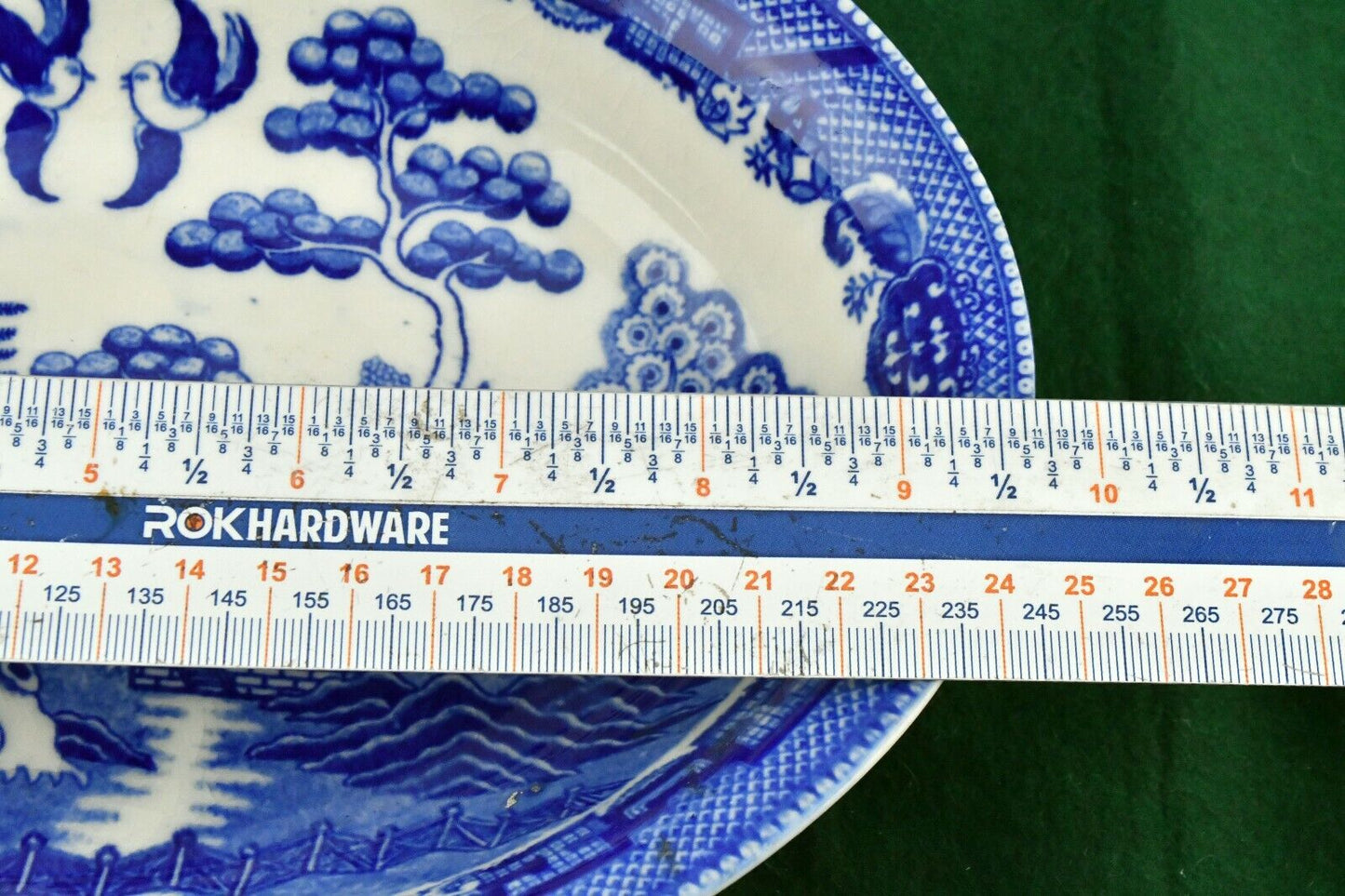 Vintage Oriental 10" Serving Bowl & Decorative 5 1/2" Butter Side Dish Japanese