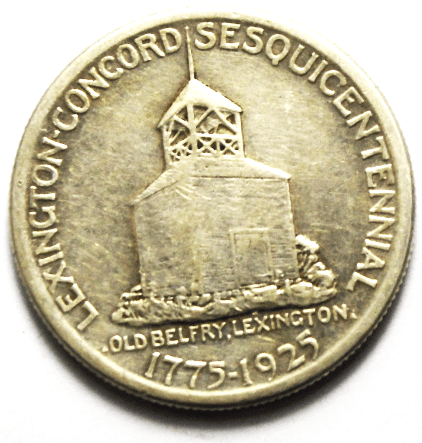 1925 50c Lexington Commemorative Silver Half Dollar