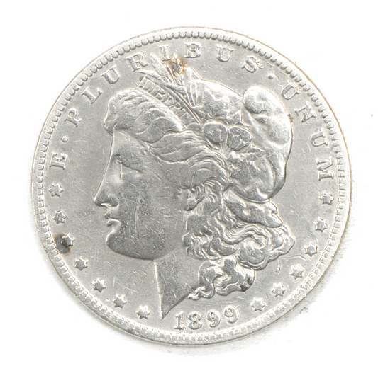 1899 O $1 Morgan Silver One Dollar New Orleans Small Micro O VAM 4