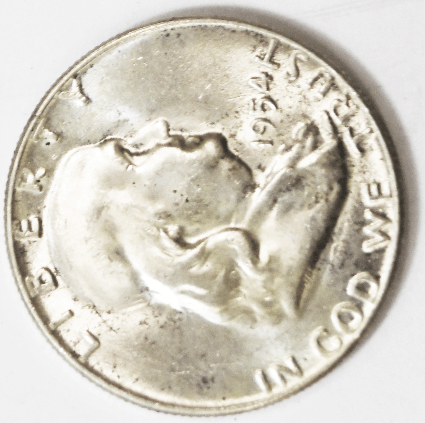 1954 50c Franklin Silver Half Dollar Fifty Cents AU-Unc Philadelphia