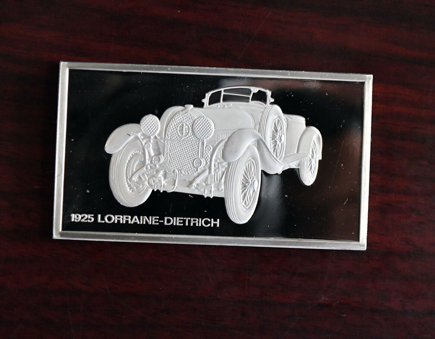 1925 Lorraine Dietrich Centennial Car Ingot Collection Sterling Franklin Mint