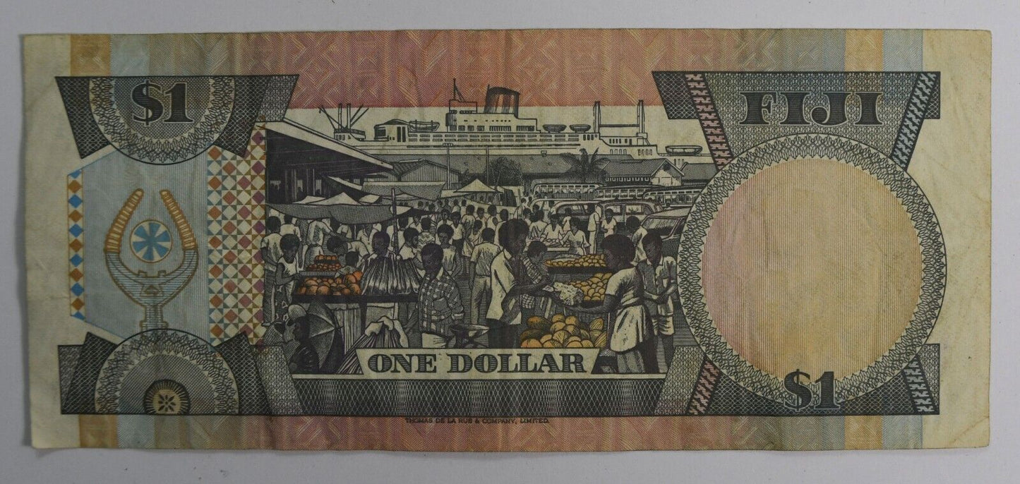 1983 Fiji $1 One Dollar Banknote C/8623824