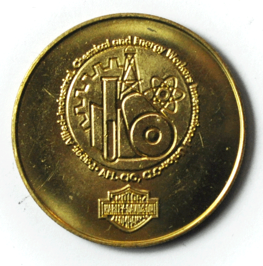 Juneau Avenue Harley Davidson Medal 1903-2003 Union Medal 34mm