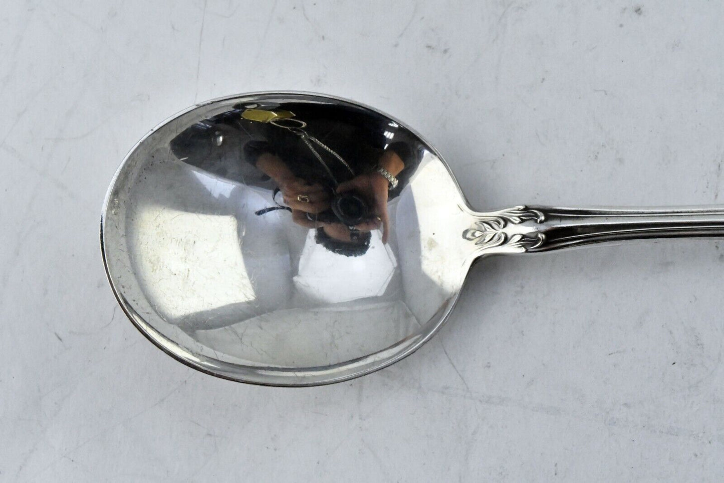 Chateau Rose by Alvin Sterling Silver 6 1/4" Round Bowl Cream Soup Spoon 1 oz.