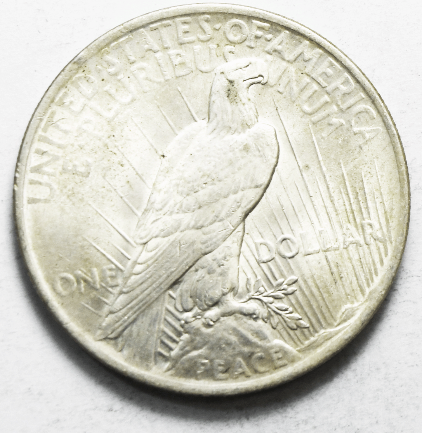 1923 $1 Peace Silver One Dollar US Philadelphia AU-Unc