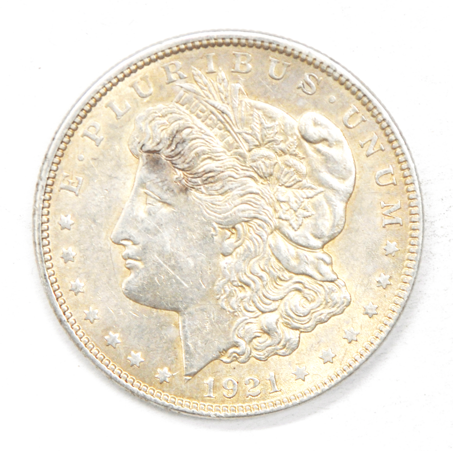 1921 $1 Morgan Silver One Dollar Philadelphia VAM 4 Wide Reed Double N AU