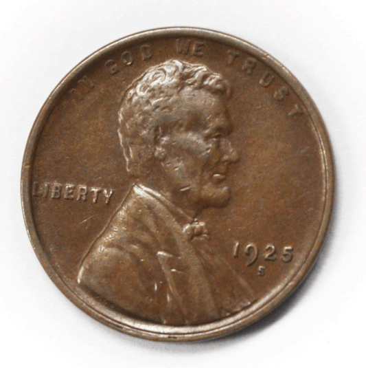 1925 S 1c Lincoln Wheat Cent One Penny San Francisco Rare