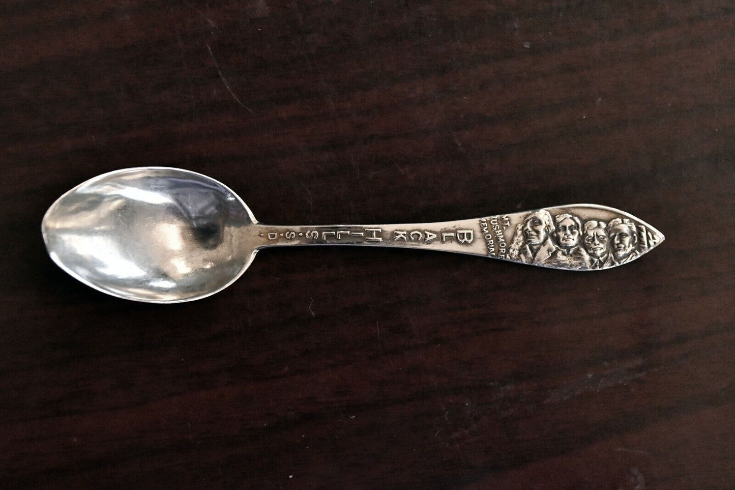 Black Hills South Dakota Sterling Silver 4 1/4" Souvenir Spoon .30 oz.