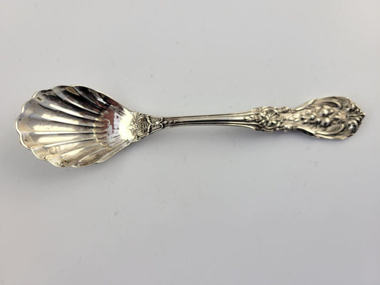 Reed & Barton Francis I Sterling .89oz. Small Sugar Shell Spoon 5 3/8" New Mark