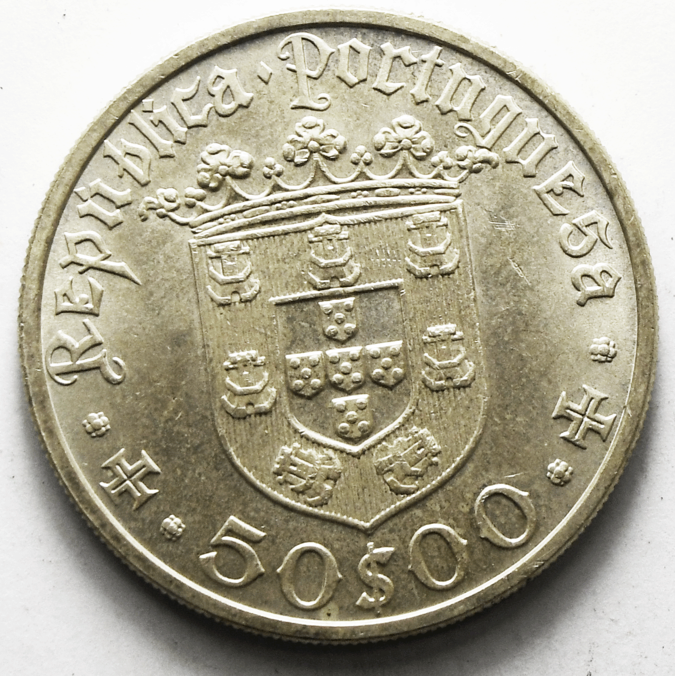 1968 Portugal 50 Escudos KM# 598 Uncirculated