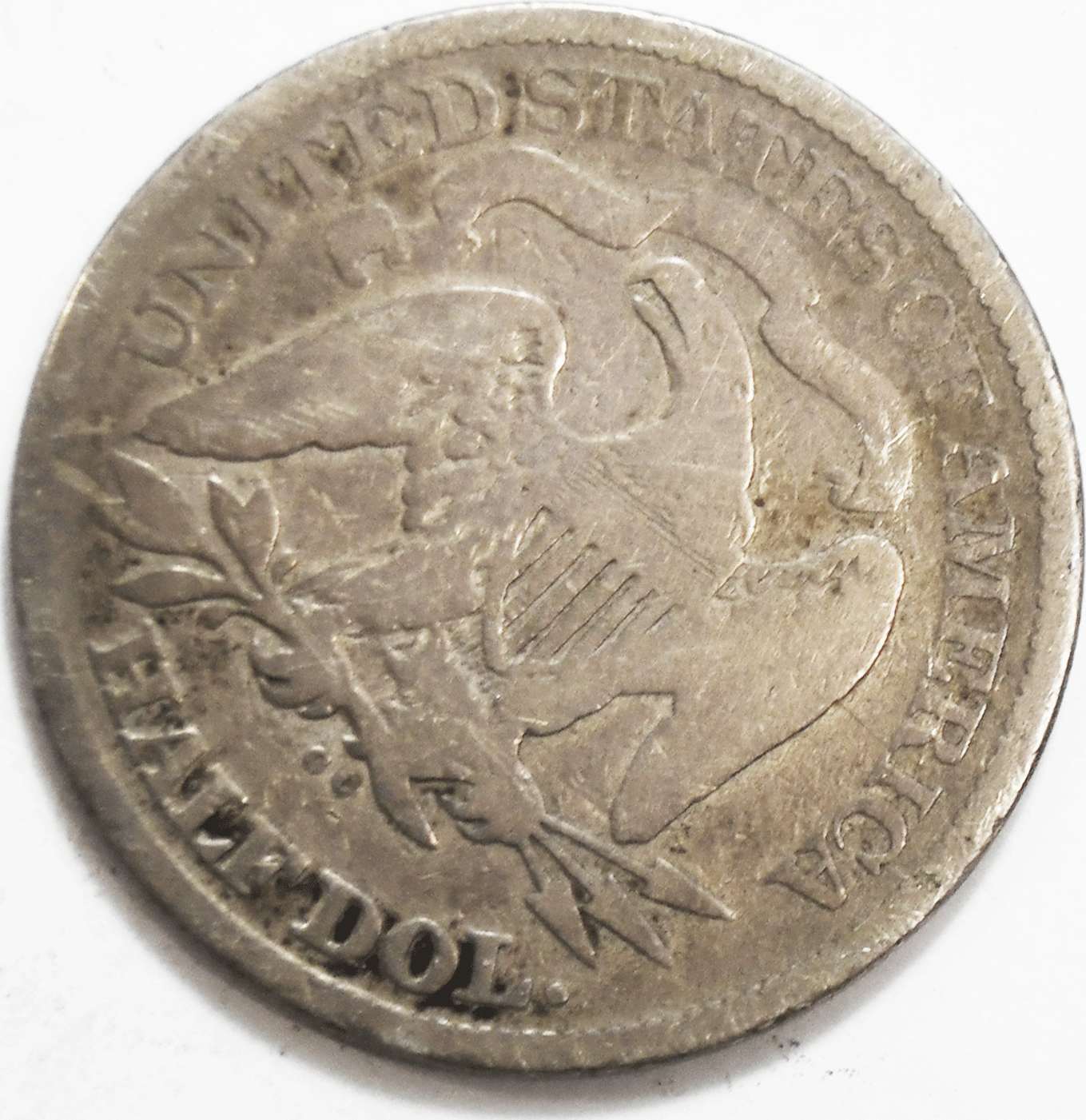 1877 CC 50c Seated Liberty Silver Half Dollar Fifty Cents Carson City