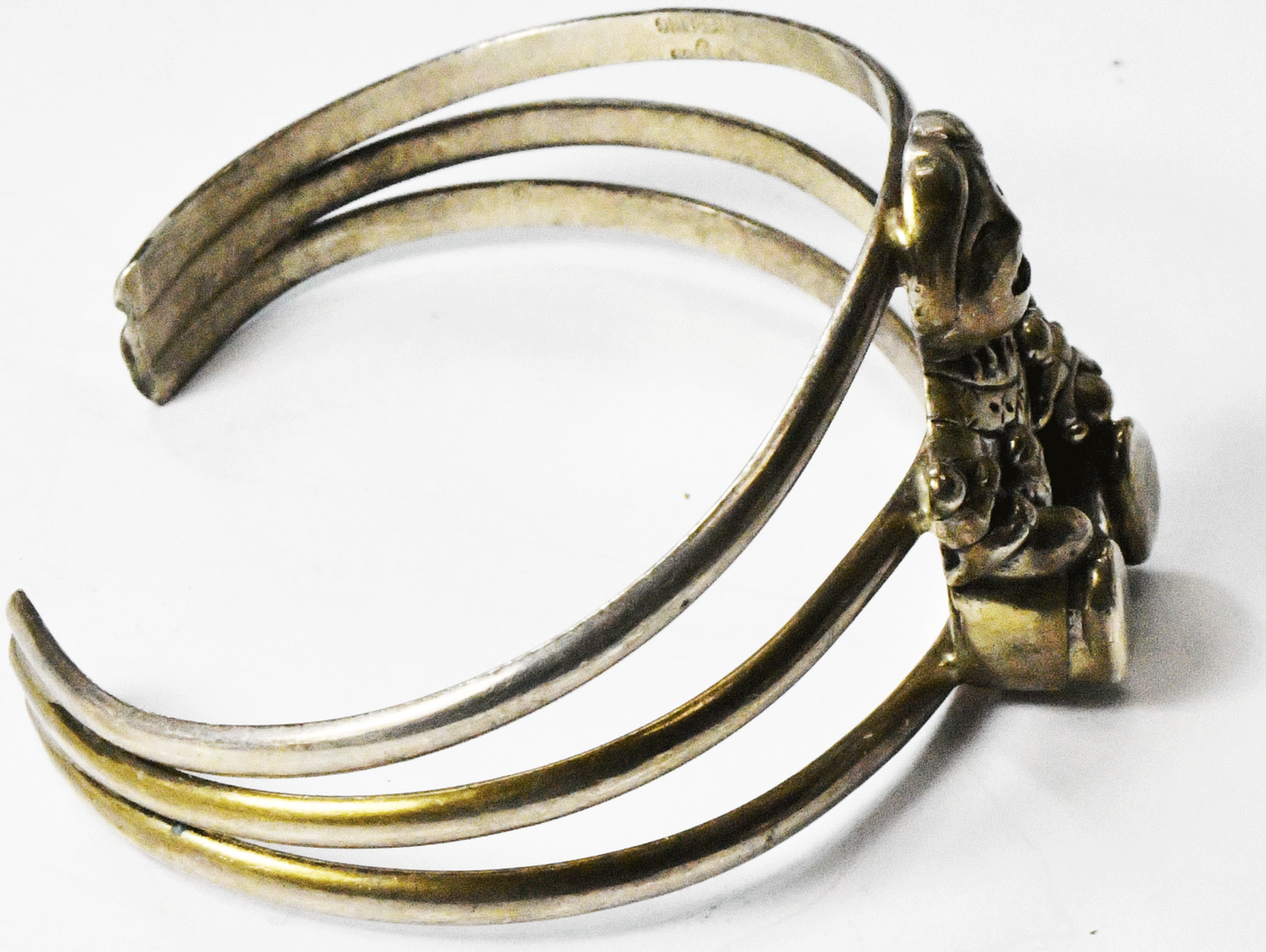 Sterling Silver Carol Felley Storyteller Cuff Bracelet