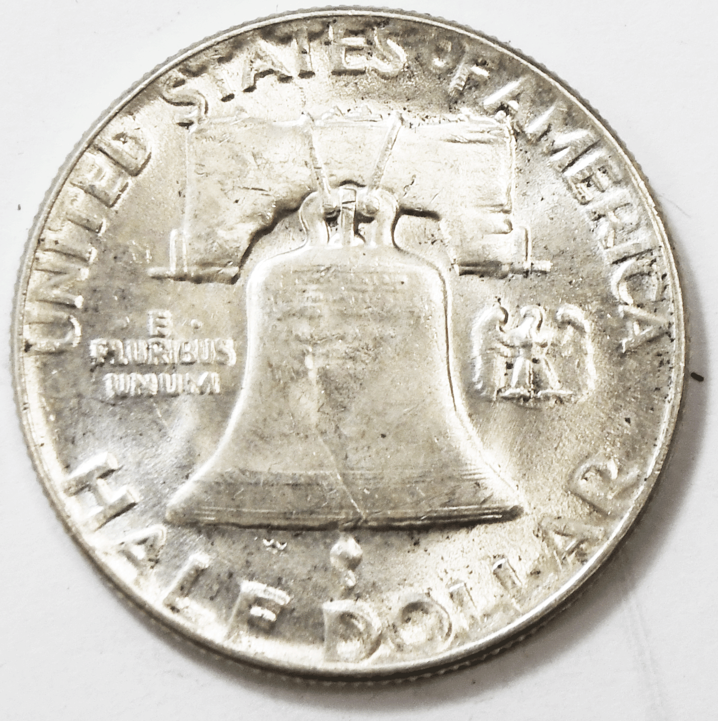 1954 50c Franklin Silver Half Dollar Fifty Cents AU-Unc Philadelphia