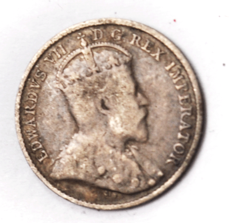 1903 Canada 5c Silver Five Cents KM# 13