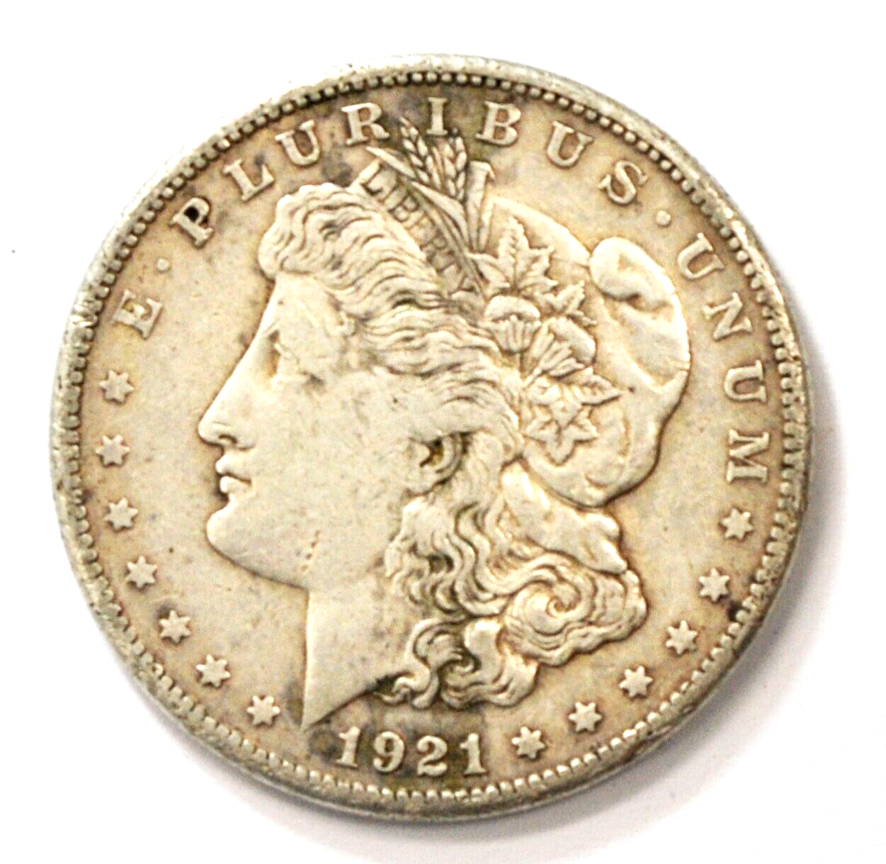 1921 S $1 Morgan Silver One Dollar  Philadelphia VAM 1B6b  Thornhead Hitlist