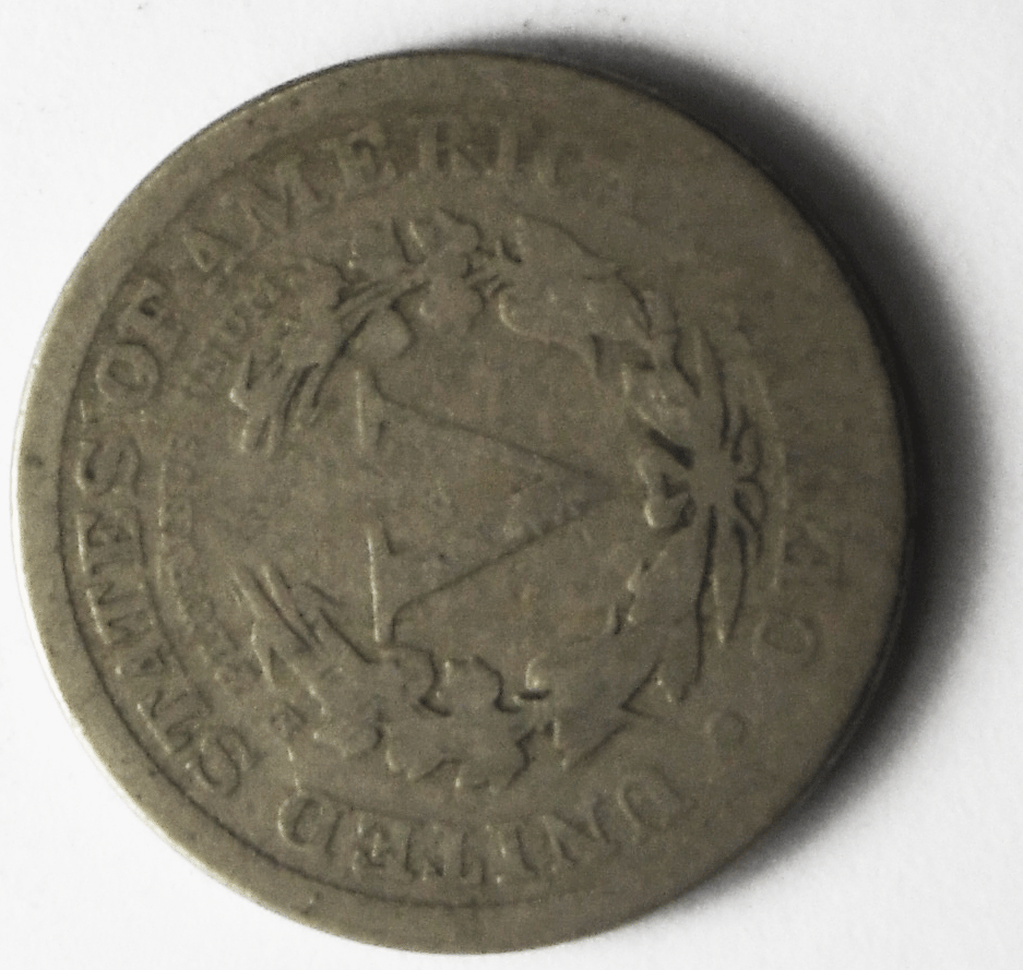 1887 5c V Liberty Nickel Five Cents Rare US Philadelphia