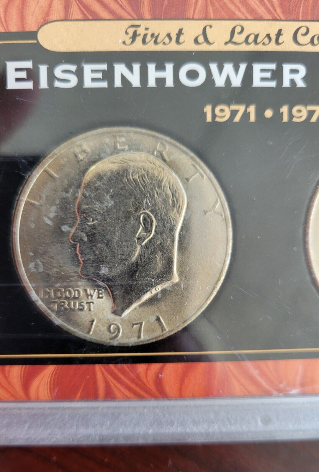 1971-1978 First &Last Eisenhower Ike Dollar Collection Set wCOA