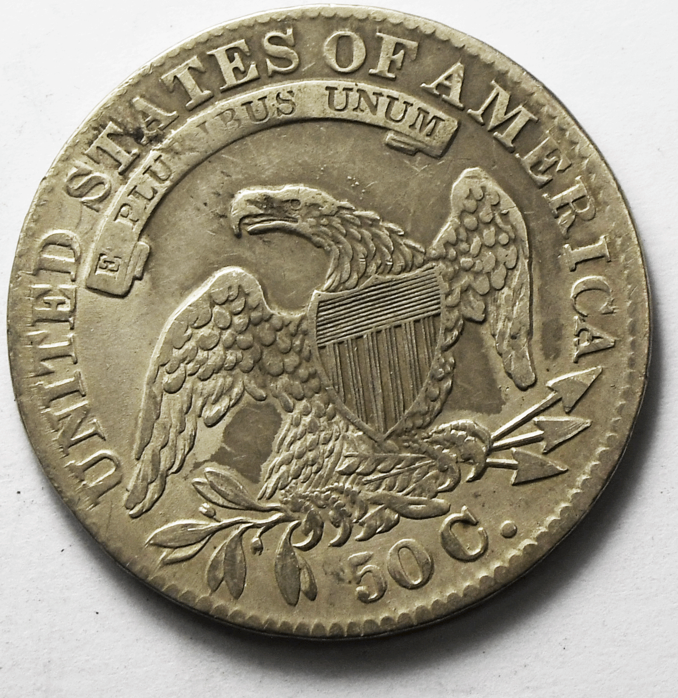 1833 50c Capped Bust Silver Half Dollar Fifty Cents