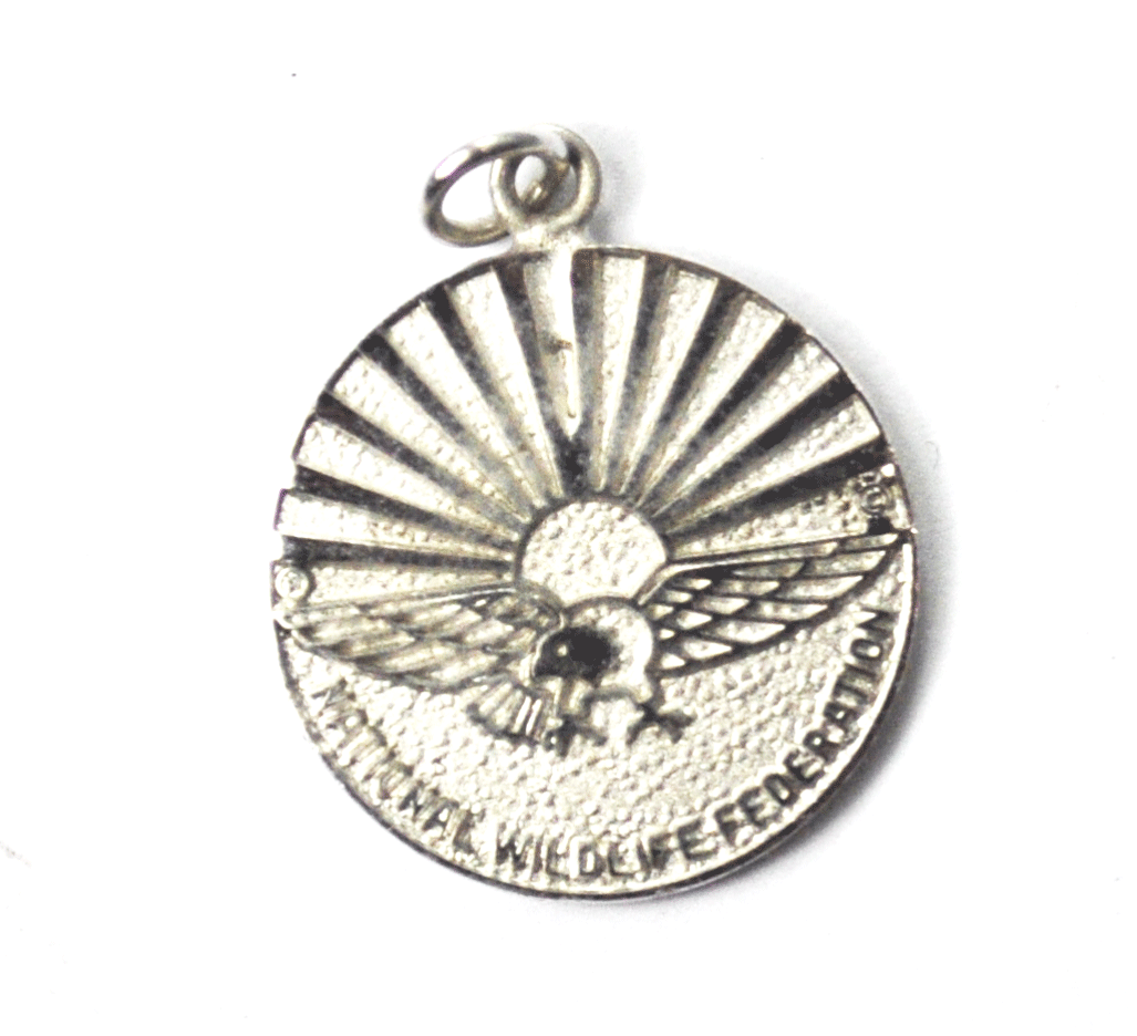 Kinney Sterling Silver National Wildlife Federation Round Charm 19mm Disc