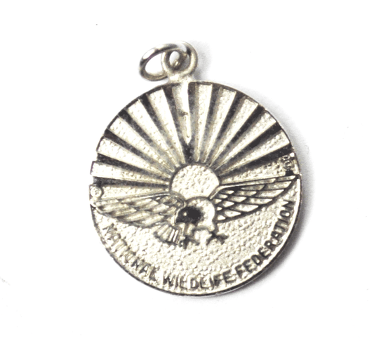 Kinney Sterling Silver National Wildlife Federation Round Charm 19mm Disc