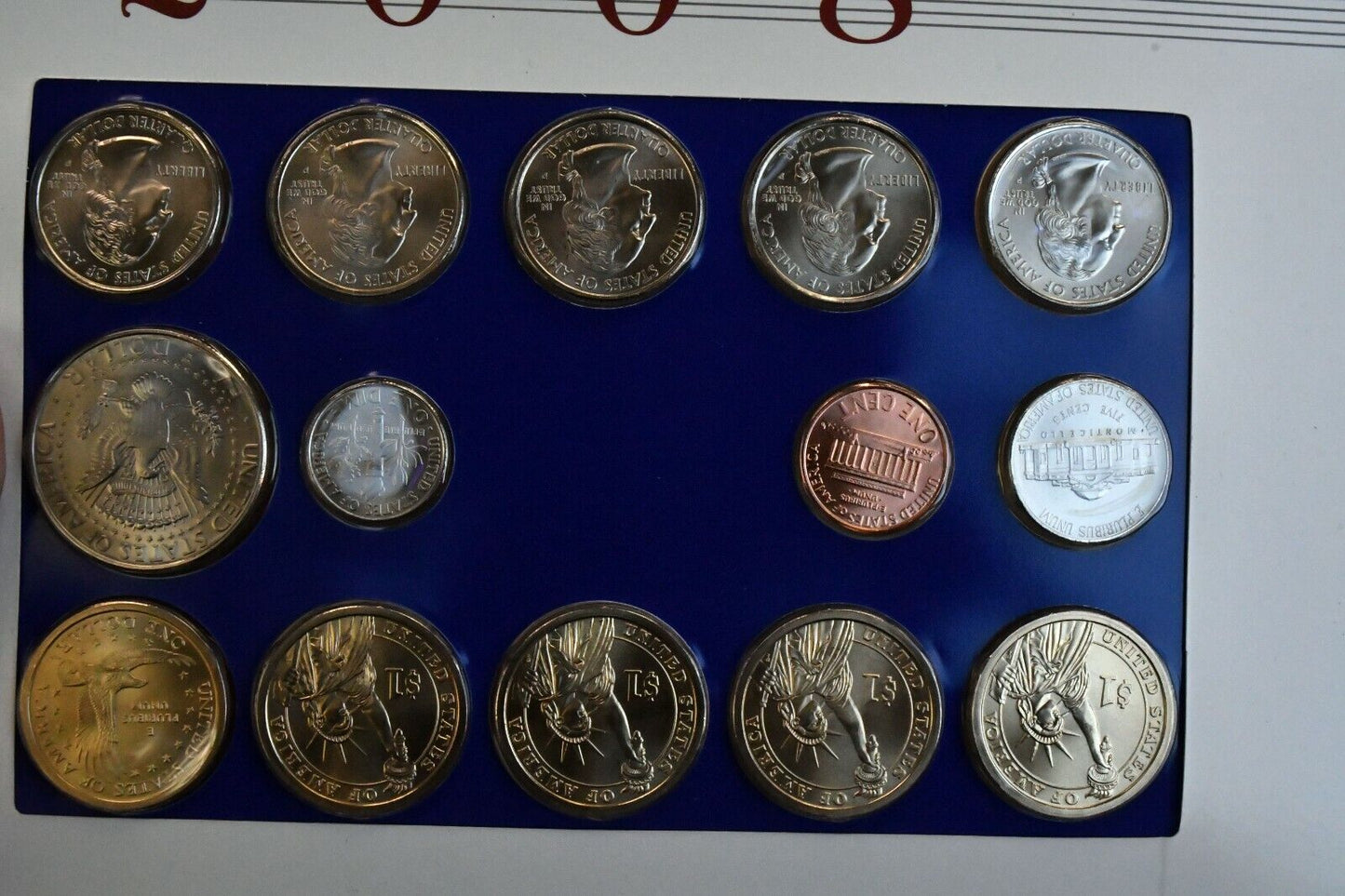 2008 Philadelphia Uncirculated Mint Set Postal Commemorative Society Obama